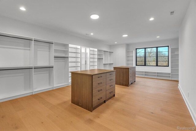 4627 Cimarron Dr, Bloomfield Hills, MI 48302 - walk in closet featuring light wood-style flooring