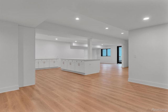 4627 Cimarron Dr, Bloomfield Hills, MI 48302 - empty room with recessed lighting, light wood-type flooring, and baseboards