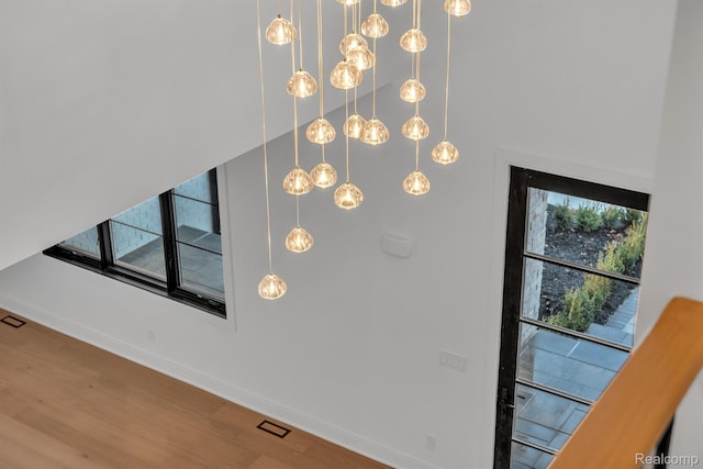 4627 Cimarron Dr, Bloomfield Hills, MI 48302 - detailed view of wood finished floors and baseboards