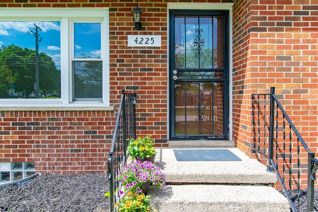 4225 Central Blvd, Ann Arbor, MI 48108 - view of exterior entry featuring brick siding