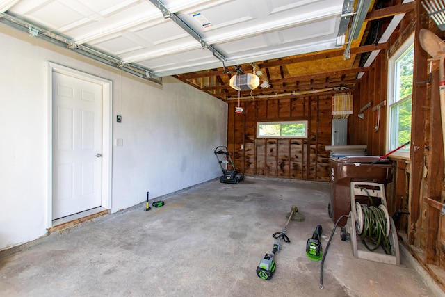 4225 Central Blvd, Ann Arbor, MI 48108 - garage with a garage door opener and electric panel
