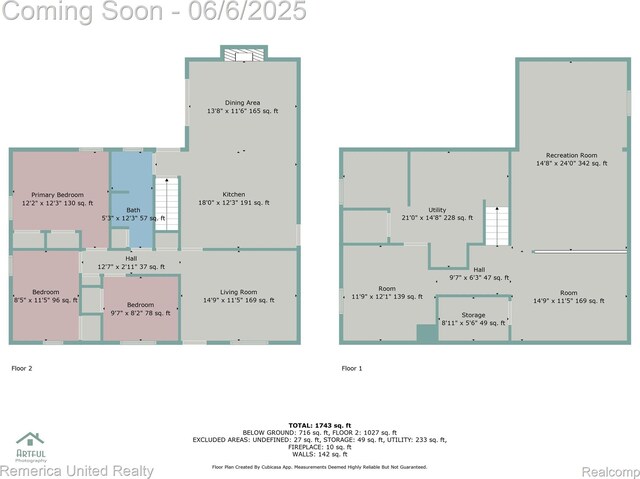 569 Lyon Blvd, South Lyon, MI 48178 - floor plan / room layout