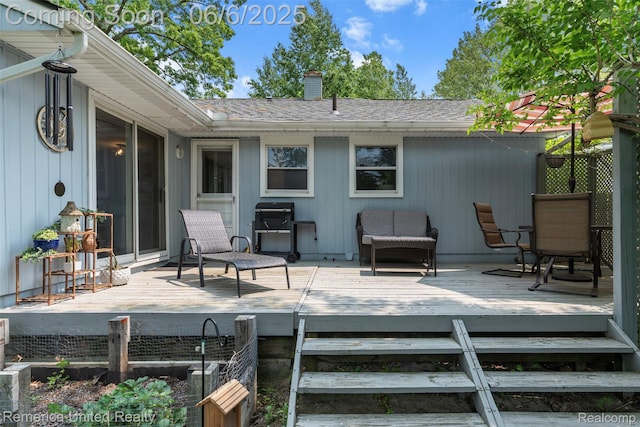 569 Lyon Blvd, South Lyon, MI 48178 - view of wooden terrace