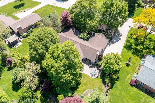 1816 Ledbury Dr, Bloomfield Hills, MI 48304 - aerial view