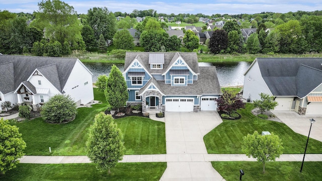 1506 Providence Cove Ct, Byron Center, MI 49315 - aerial view of property and surrounding area featuring a nearby body of water