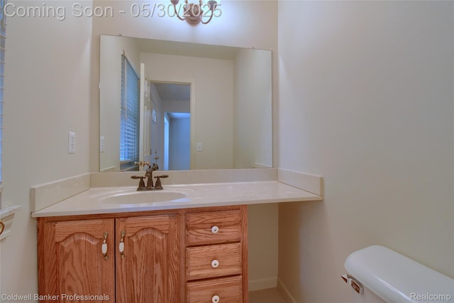 1468 N Morton Taylor Rd, Canton, MI 48187 - half bathroom with vanity and toilet