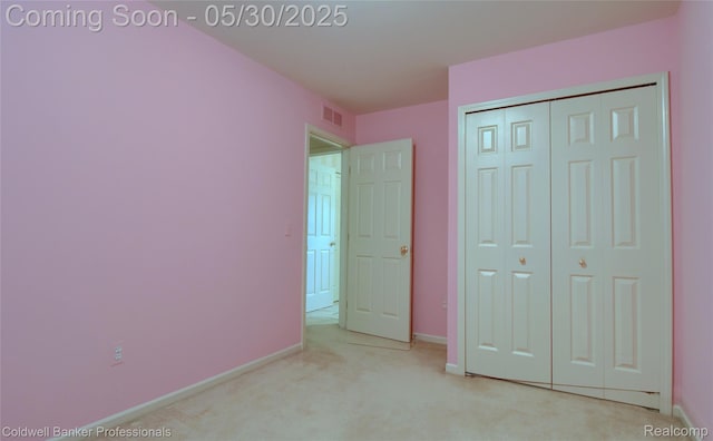 1468 N Morton Taylor Rd, Canton, MI 48187 - unfurnished bedroom featuring carpet floors, baseboards, and a closet