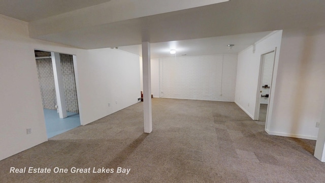 4984 Cactus Dr, Saginaw, MI 48603 - finished below grade area featuring carpet
