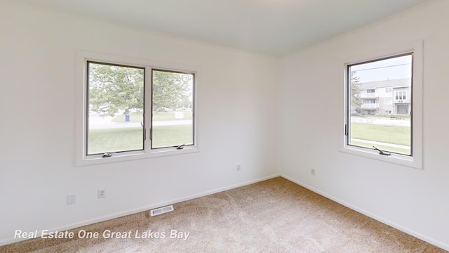 4984 Cactus Dr, Saginaw, MI 48603 - spare room featuring carpet and baseboards