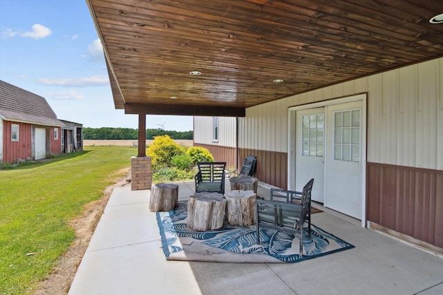 10200 Jerome Rd N, Jerome, MI 49249 - view of patio / terrace