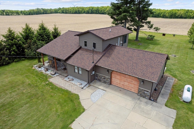 10200 Jerome Rd N, Jerome, MI 49249 - aerial view of sparsely populated area