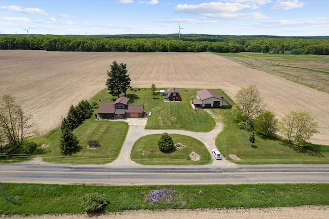 10200 Jerome Rd N, Jerome, MI 49249 - overview of rural landscape