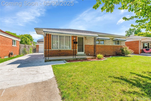 7278 Superior, Center Line, MI 48015 - view of front of property with brick siding and driveway