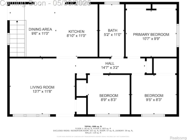 7278 Superior, Center Line, MI 48015 - room layout