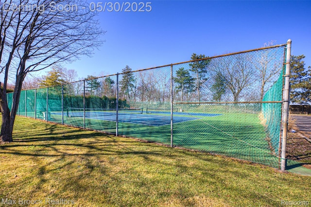 591 S Spinningwheel Ln, Bloomfield Hills, MI 48304 - view of tennis court
