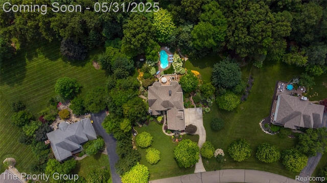 7730 Parkcrest Cir, Clarkston, MI 48348 - aerial overview of property's location