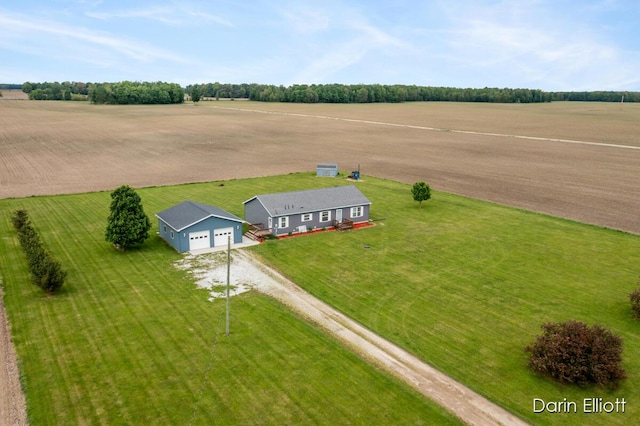 1141 E Tupper Lake Rd, Lake Odessa, MI 48849 - aerial view of sparsely populated area
