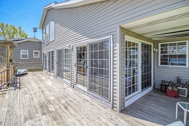280 Rasmussen Dr, Trufant, MI 49347 - view of deck