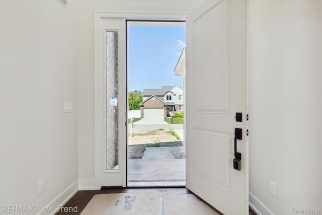 2911 Walsh Dr, Rochester Hills, MI 48309 - foyer entrance featuring baseboards