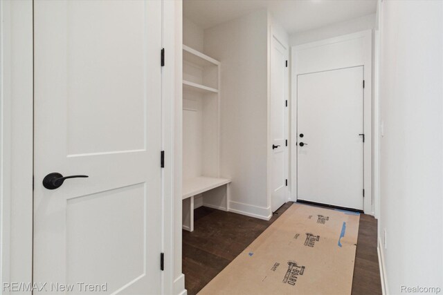 2911 Walsh Dr, Rochester Hills, MI 48309 - mudroom featuring wood finished floors and baseboards