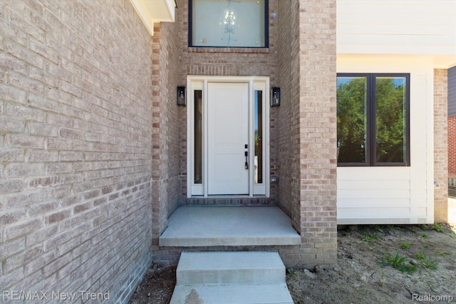 2911 Walsh Dr, Rochester Hills, MI 48309 - property entrance with brick siding