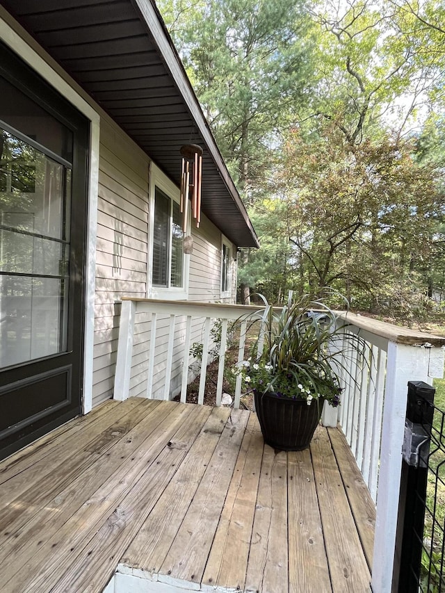 6530 Blue Lake Rd, Twin Lake, MI 49457 - view of deck