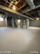 41 Maple St, River Rouge, MI 48218 - below grade area with stairway