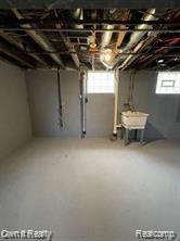 41 Maple St, River Rouge, MI 48218 - basement featuring a sink