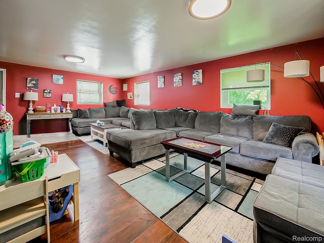 1468 Ruby Ave, Rochester Hills, MI 48309 - living room featuring wood finished floors