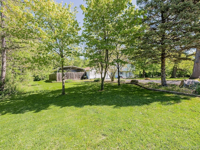 1468 Ruby Ave, Rochester Hills, MI 48309 - view of yard with a carport