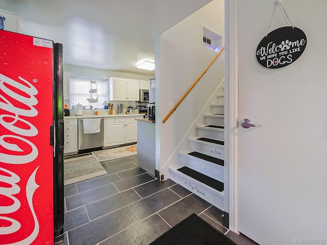 1468 Ruby Ave, Rochester Hills, MI 48309 - stairway with tile patterned flooring