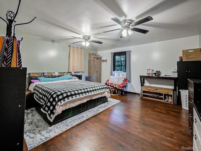 1468 Ruby Ave, Rochester Hills, MI 48309 - bedroom featuring wood finished floors and a ceiling fan