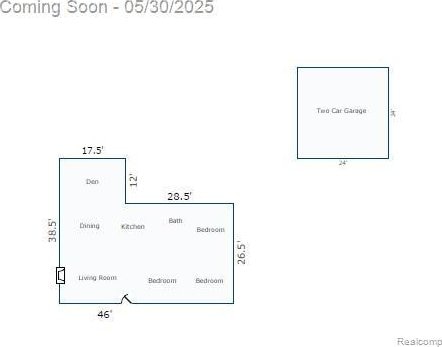 13128 Talbot Ave, Huntington Woods, MI 48070 - property floor plan
