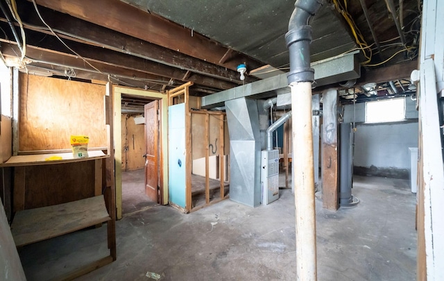 13 Rena St SW, Grand Rapids, MI 49507 - below grade area featuring heating unit