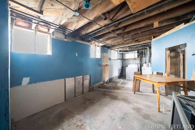 13 Rena St SW, Grand Rapids, MI 49507 - basement with washer and dryer