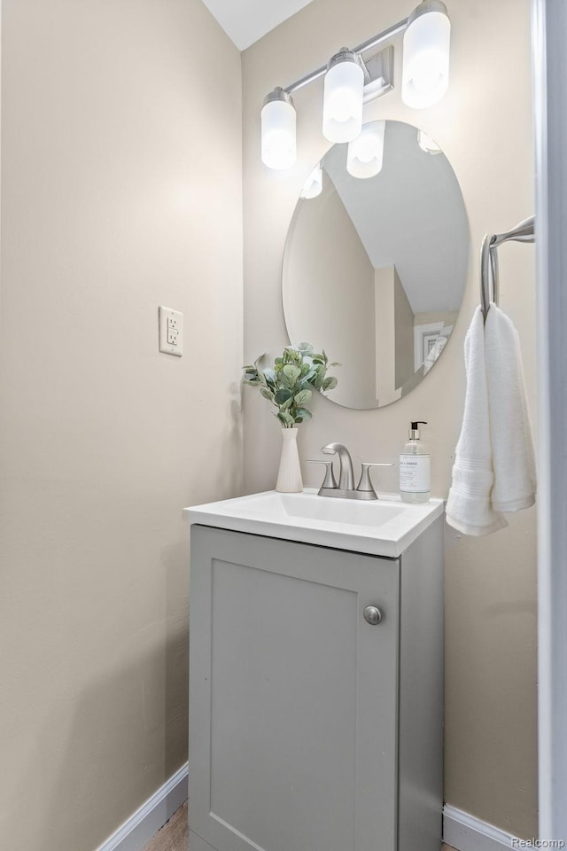 28517 Aberdeen St, Southfield, MI 48076 - bathroom featuring vanity and baseboards