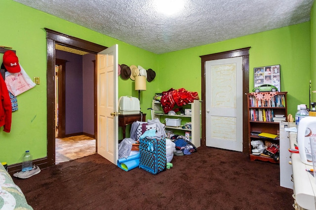 323 Northbound Gratiot Ave, Mount Clemens, MI 48043 - playroom with a textured ceiling and carpet