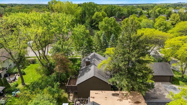 2 Eastbury Ct, Ann Arbor, MI 48105 - aerial view of property and surrounding area featuring a heavily wooded area