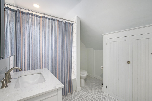 3209 Springbrook St, Ann Arbor, MI 48108 - full bath with toilet, vanity, and tile patterned floors