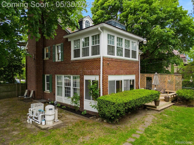2918 Burns St, Detroit, MI 48214 - view of home's exterior with brick siding