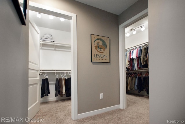 826 Wolverine Dr, Wolverine Lake, MI 48390 - spacious closet with carpet