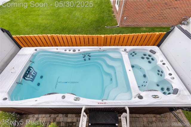 20791 Busenbark Ln, Brownstown, MI 48183 - exterior view of a hot tub