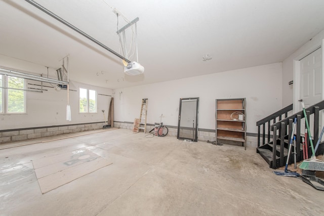 9117 Cambridge Dr, Saline, MI 48176 - garage with a garage door opener