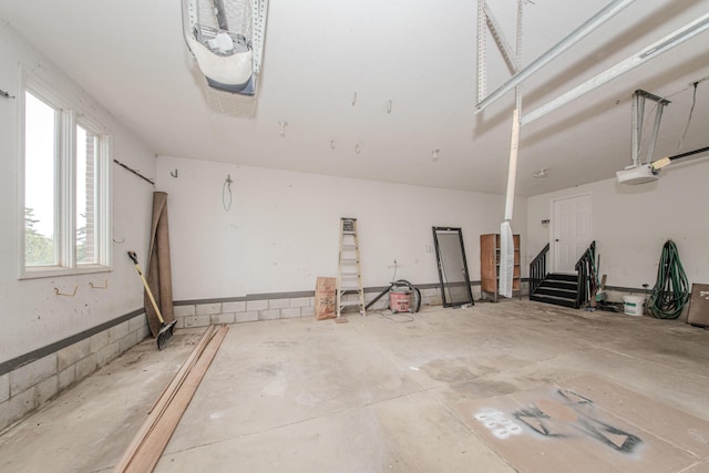 9117 Cambridge Dr, Saline, MI 48176 - garage with a garage door opener