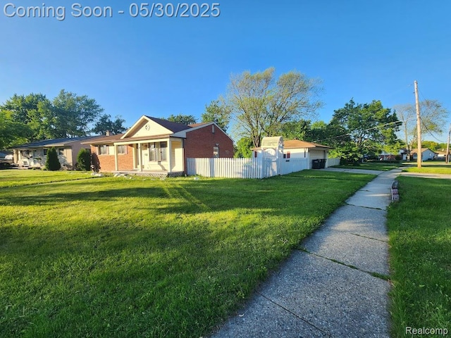 2625 Winston Dr, Sterling Heights, MI 48310 - single story home with brick siding