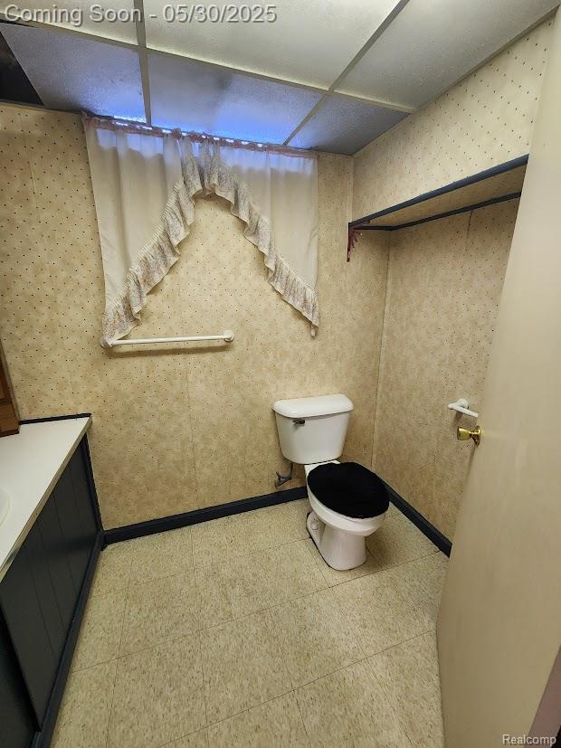 2625 Winston Dr, Sterling Heights, MI 48310 - bathroom with tile patterned floors and toilet
