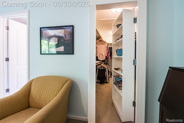 29811 Bradford Dr, New Hudson, MI 48165 - corridor with carpet