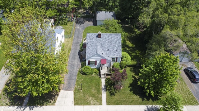 172 N Mansfield St, Ypsilanti, MI 48197 - aerial view of property and surrounding area