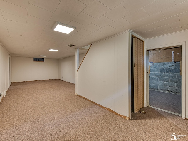 619 Parkwood Ave, Monroe, MI 48162 - finished basement featuring carpet floors