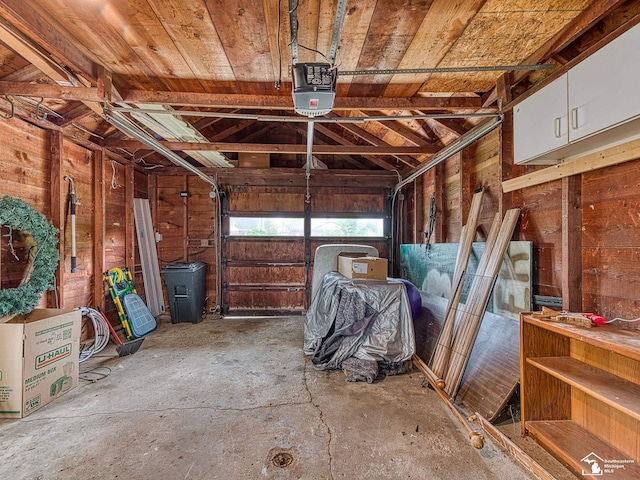 619 Parkwood Ave, Monroe, MI 48162 - garage with a garage door opener